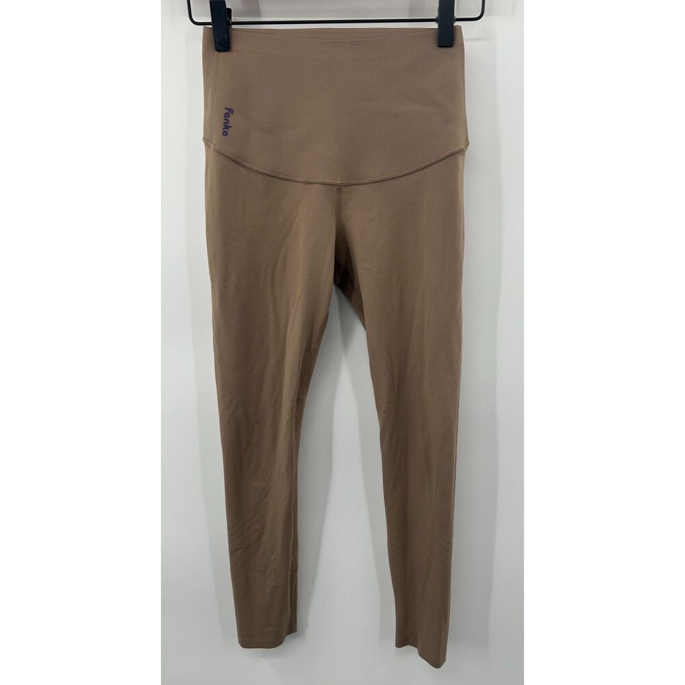 Fanka Body Sculpt Reversible Leggings Size Taupe/Brown XS No Tag
